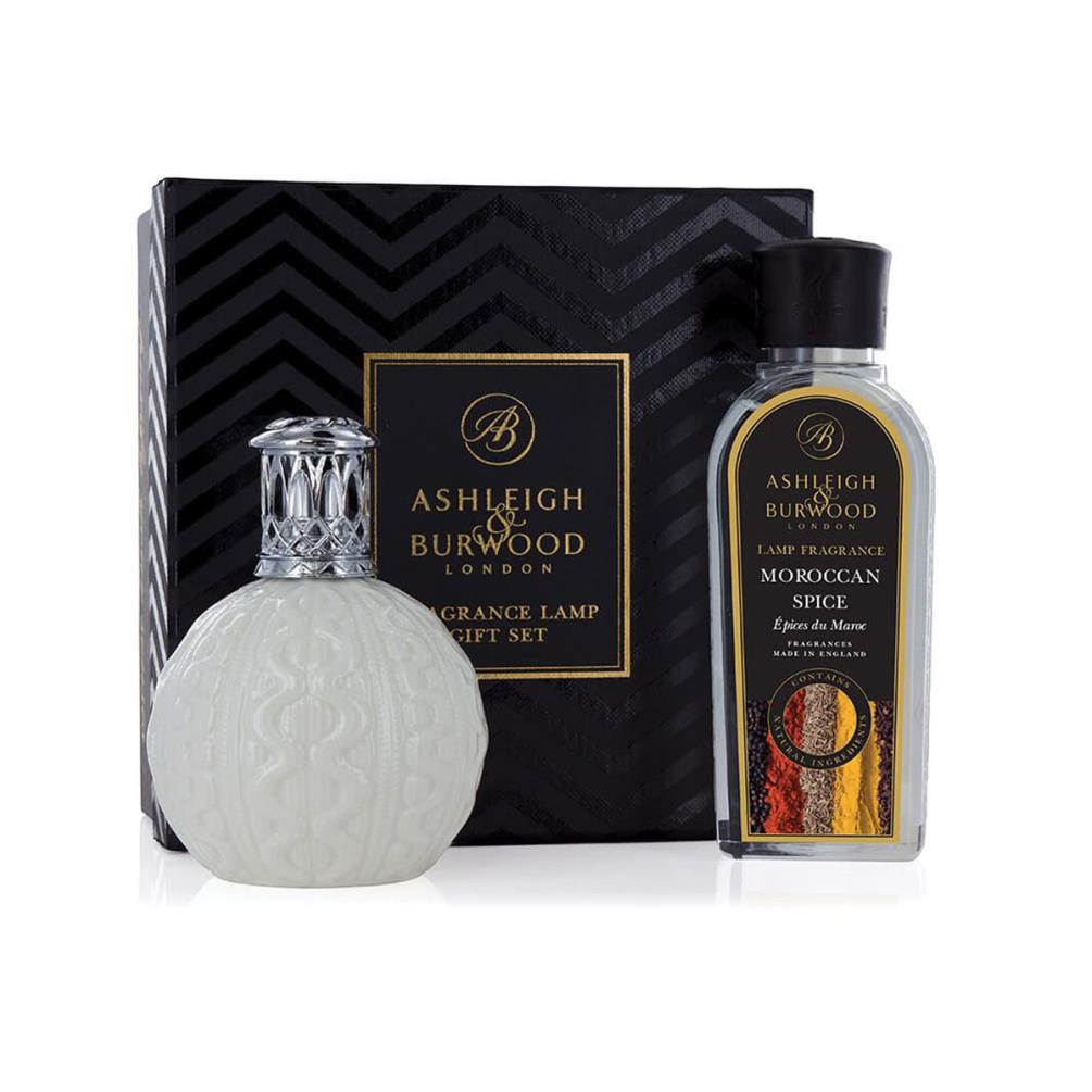 Ashleigh Burwood Cosy Knit Fragrance Lamp Moroccan Spice Gift Set PFL709M Candle Emporium