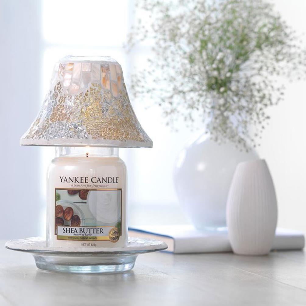 Yankee candle lamp and tray new arrivals