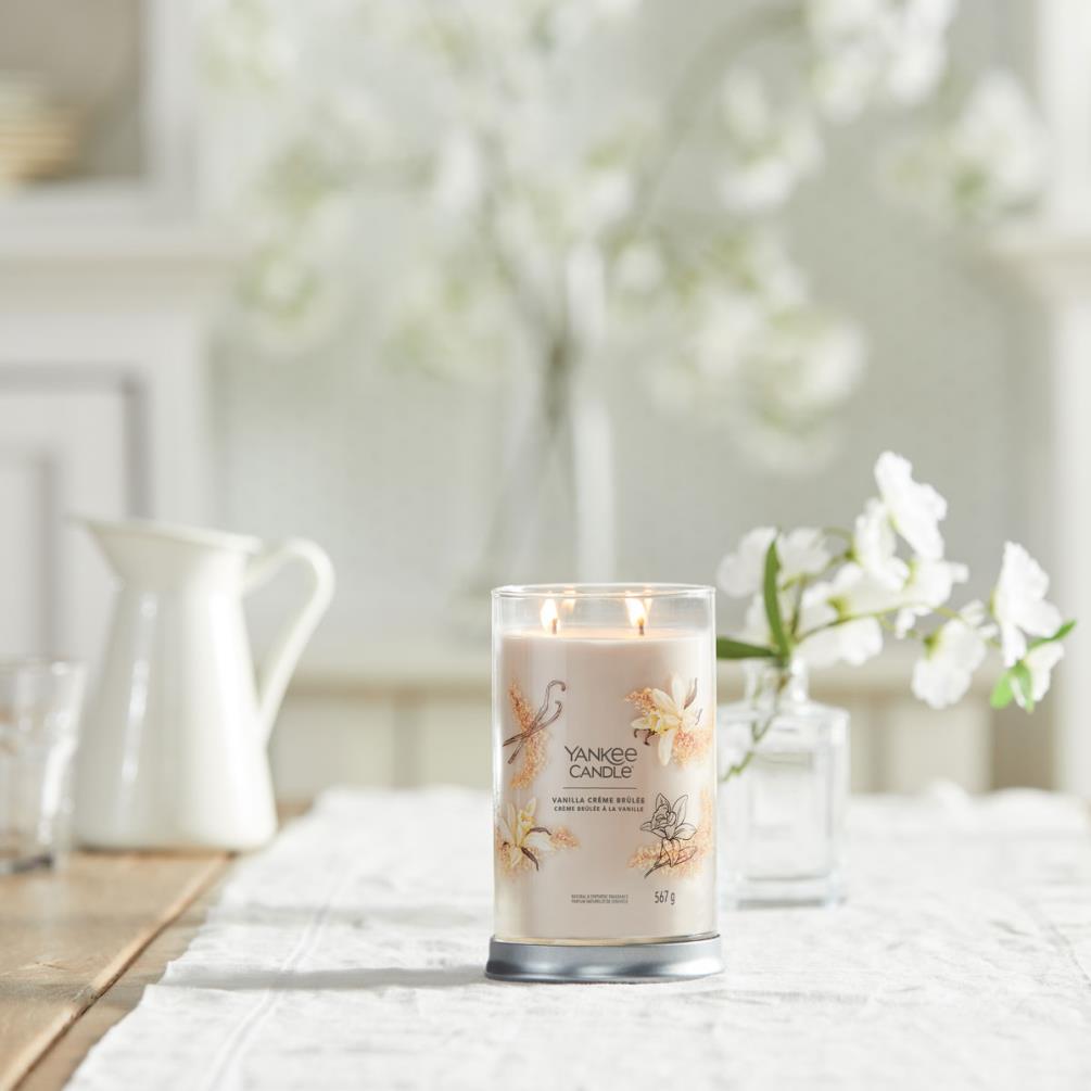 Yankee Candle Vanilla Creme Brulee Large Tumbler Jar 1630049E Candle Emporium