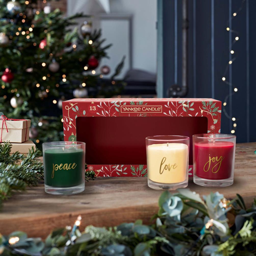 Yankee Candle Gift Set | 3 Mini Christmas Scented Candles | Magical  Christmas Morning Collection : Amazon.co.uk: Home & Kitchen