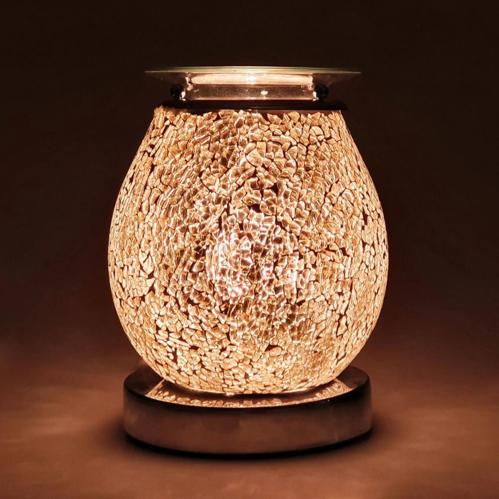 Cello Gold Mosaic Touch Electric Wax Melt Warmer 8460 Candle Emporium
