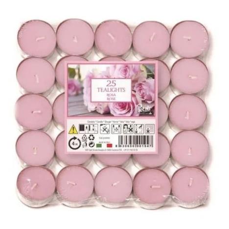 Petali Rose Tealights (Pack of 25)  £2.44
