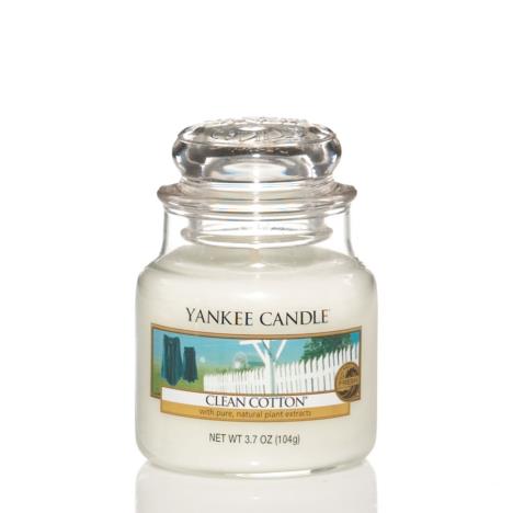 Yankee Candle Clean Cotton Small Jar  £8.49