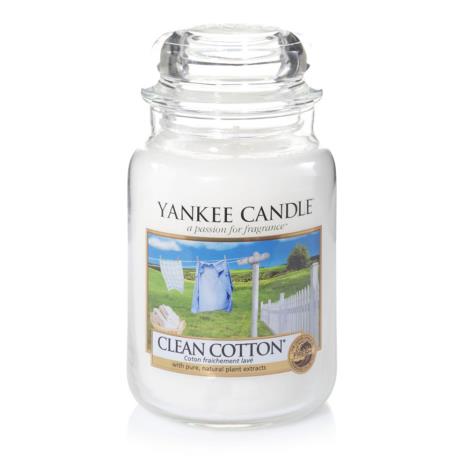 Yankee Candle Clean Cotton Large Jar (1010728E) - Candle Emporium