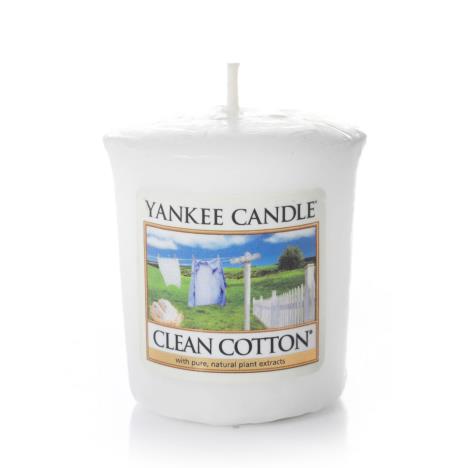 Yankee Candle Clean Cotton Votive Candle  £2.39