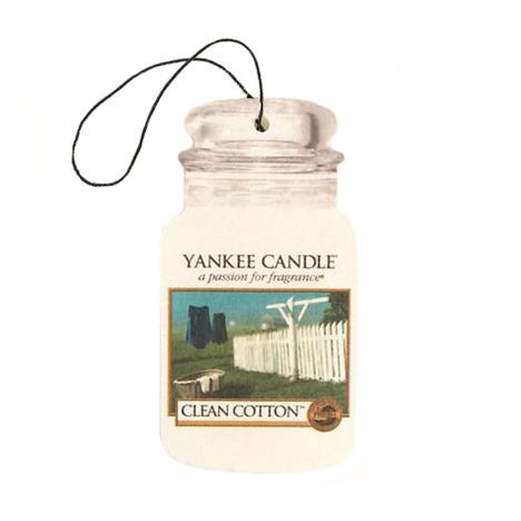Yankee Candle Clean Cotton Car Jar Air Freshener  £2.69