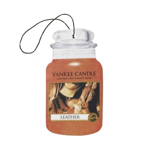 Yankee Candle Leather Car Jar Air Freshener  £1.67