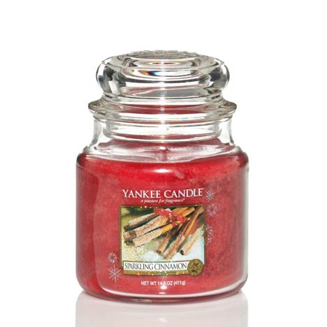 Yankee Candle Sparkling Cinnamon Medium Jar  £16.09