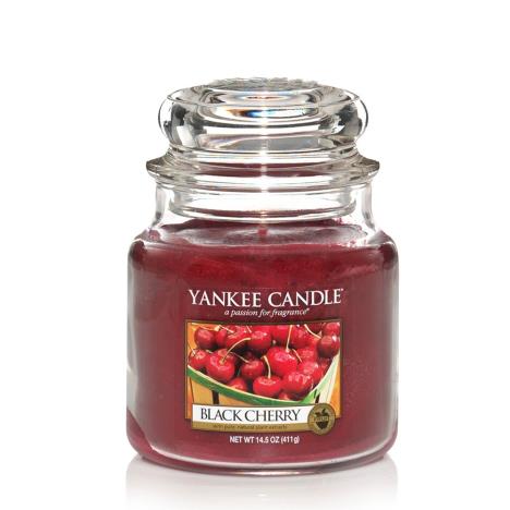 Yankee Candle Black Cherry Medium Jar  £17.49