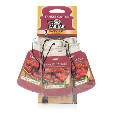 Yankee Candle Black Cherry Car Jar Air Freshener (Pack of 3)  £6.29