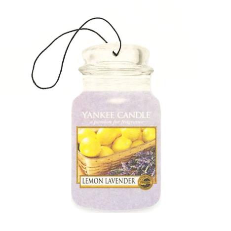 Yankee Candle Lemon Lavender Car Jar Air Freshener (1172084E) - Candle