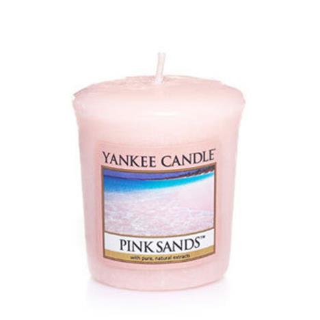 Yankee Candle Medium Pillar Pink Sands, Medium Pink