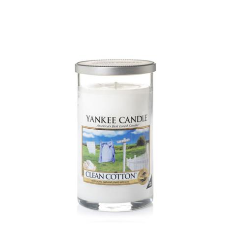 Yankee Candle Clean Cotton Medium Pillar Candle  £14.39
