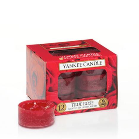 Yankee Candle True Rose Tea Lights (Pack of 12)  £4.89