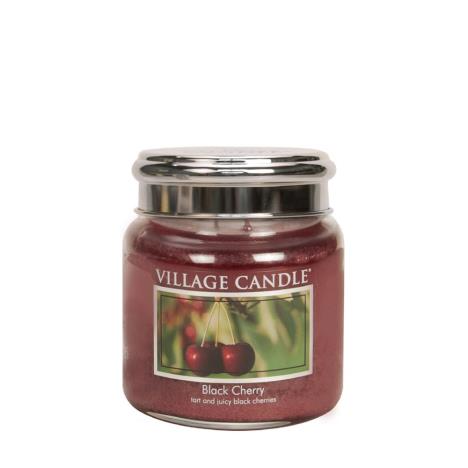 Village Candle Black Cherry Medium Jar  £15.29