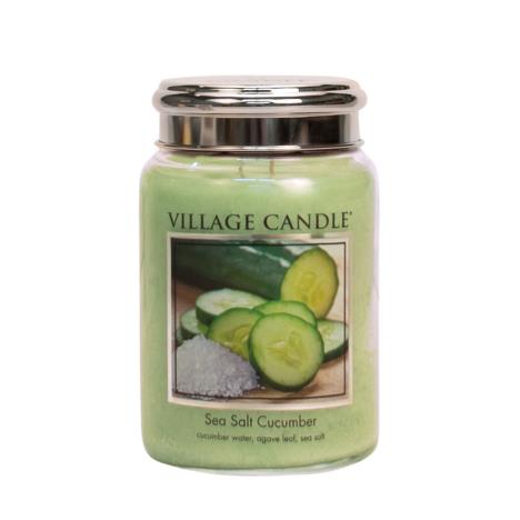 Village Candle Sea Salt Cucumber Large Jar  £17.99