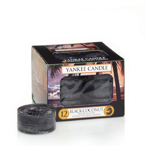 Yankee Candle Black Coconut Tea Lights (Pack of 12)  £6.29