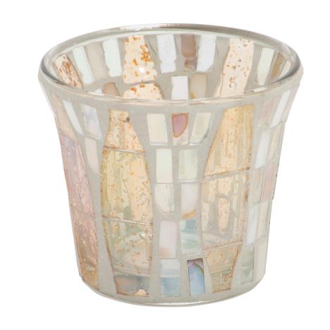 Yankee Candle Gold Wave Mosaic Votive Holder  £3.49