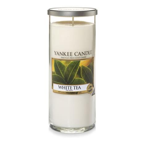 Yankee Candle White Tea Large Pillar Candle  £13.19