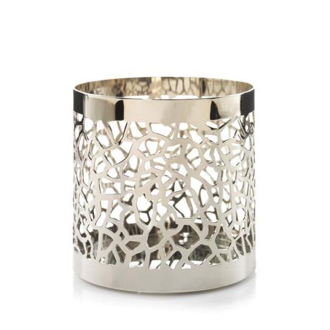 Yankee Candle Matrix Brushed Silver Jar Holder  £4.19