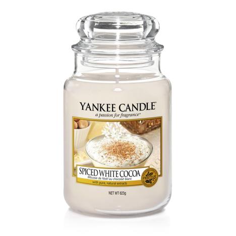 Yankee Candle Spiced White Cocoa Large Jar  £22.49