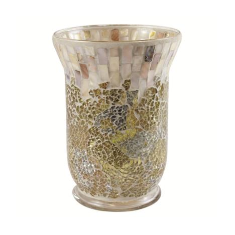 Yankee Candle Gold & Pearl Crackle Large Jar Holder  £17.99