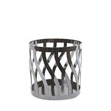 Yankee Candle Curve Gun Metal Fragrance Sphere / Small Pillar Holder  £3.49