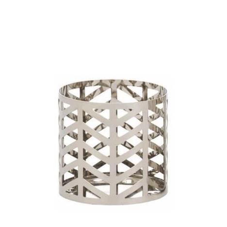Yankee Candle Arrow Chrome Fragrance Sphere / Small Pillar Holder  £3.49