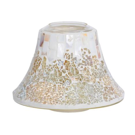 Yankee Candle Gold & Pearl Mosaic Large Shade & Tray Set  £22.49