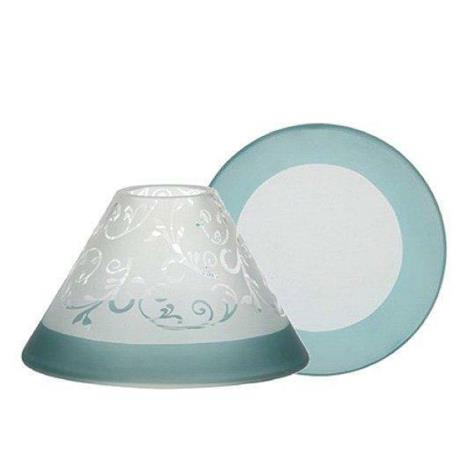 Yankee Candle Teal Vine Large Shade & Tray Set  £14.99