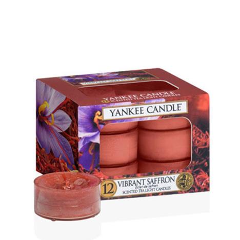 Yankee Candle Vibrant Saffron Tea Lights (Pack of 12)  £6.29