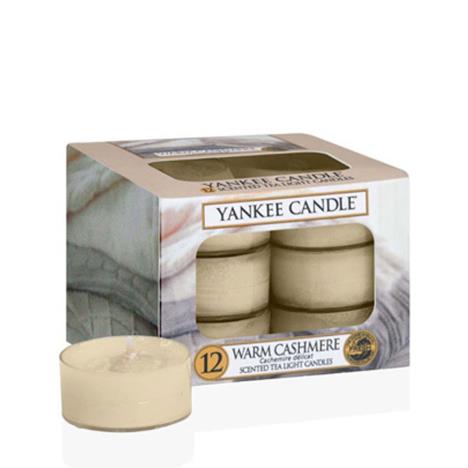 Yankee Candle Warm Cashmere Tea Lights (Pack of 12)  £4.19