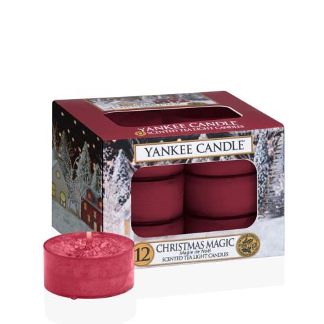 Yankee Candle Christmas Magic Tea Lights (Pack of 12)  £6.29