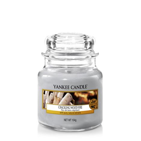 Yankee Candle Crackling Wood Fire Small Jar  £5.39