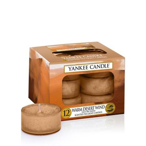 Yankee Candle Warm Desert Wind Tea Lights (Pack of 12)  £6.29