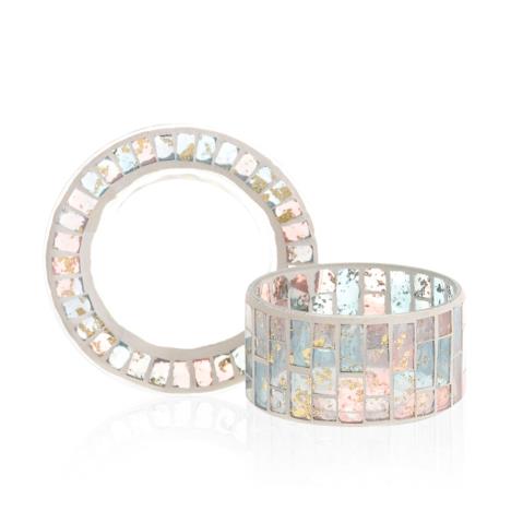 Yankee Candle Pastel Romance Small Shade & Tray Set  £13.49