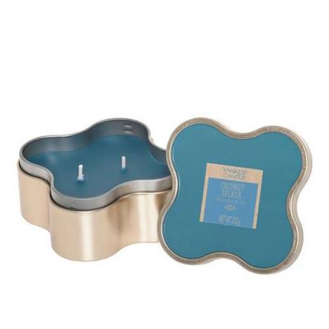 Yankee Candle Coconut Splash Wanderlust Clover Tin  £8.39