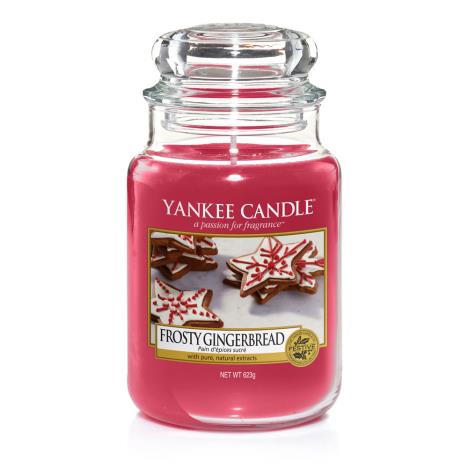 Yankee Candle Frosty Gingerbread Large Jar  £22.49