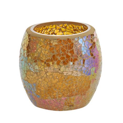 Yankee Candle Glam Mosaic Gold Votive Holder  £4.19