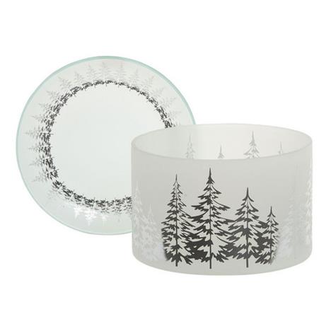 Yankee Candle Winter Trees Large Shade & Tray Set  £13.99