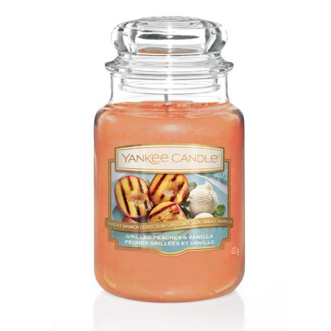 Yankee Candle Grilled Peaches & Vanilla Large Jar  £16.74