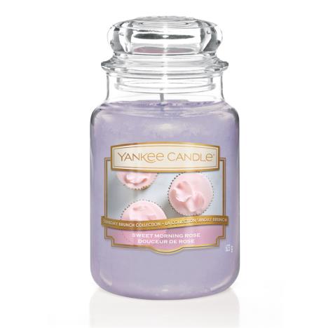 Yankee Candle Sweet Morning Rose Large Jar  £22.49