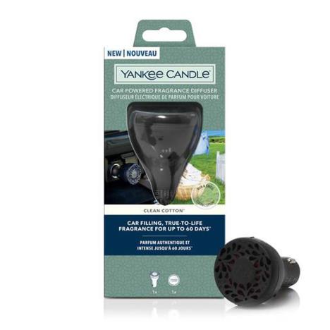 Yankee Candle Clean Cotton Car Powered Fragrance Diffuser Kit  £9.09