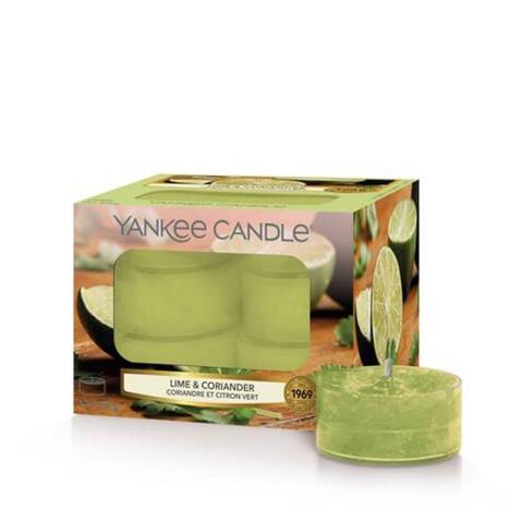 Yankee Candle Lime & Coriander Tea Lights (Pack of 12)  £6.29
