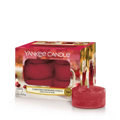 Yankee Candle Christmas Morning Punch Tea Lights (Pack of 12)  £6.29