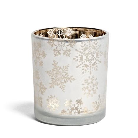 Yankee Candle Snowflake Frost Large Tea Light & Votive Holder  £3.59