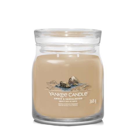 Yankee Candle Amber &amp; Sandalwood Medium Jar