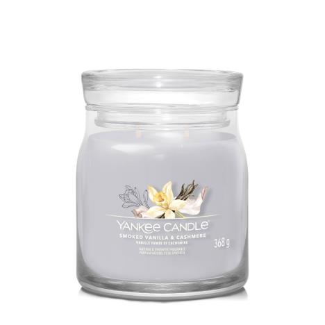 Yankee Candle Smoked Vanilla &amp; Cashmere Medium Jar