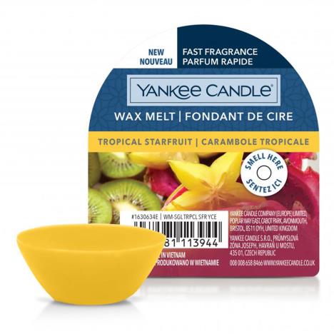 Yankee Candle Tropical Starfruit Wax Melt  £1.19