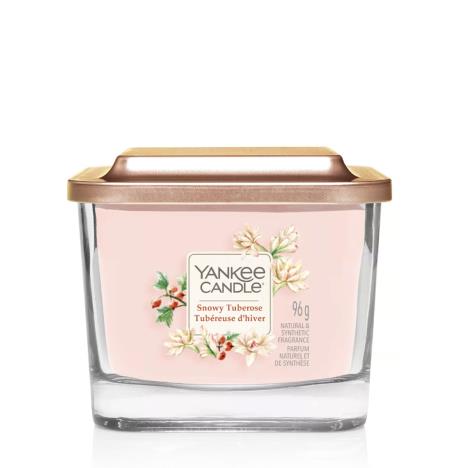 Yankee Candle Snowy Tuberose Elevation Small Jar Candle  £5.39